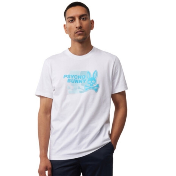 Psycho Bunny Mens Kona Graphic Tee